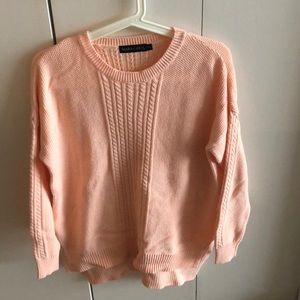 Peach sweater size M